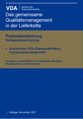 Bild von Komponentenlastenheft-Automotive Standardstruktur