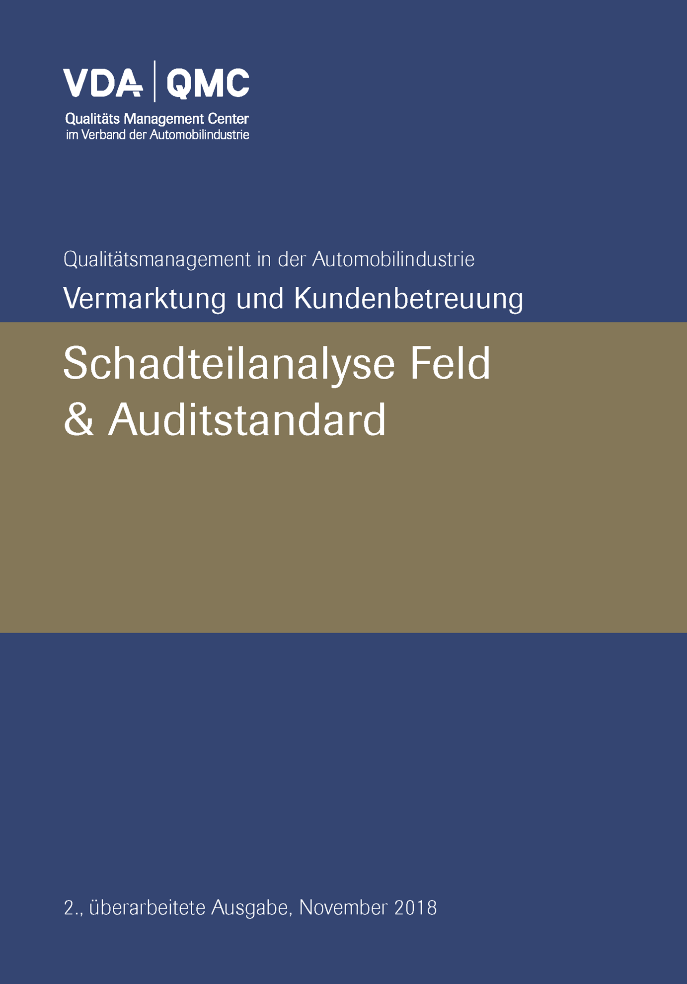 Bild von Schadteilanalyse Feld + Auditstandard