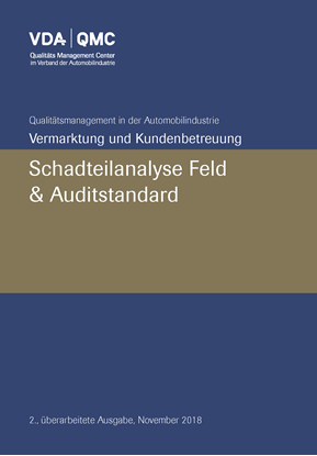 Bild von Schadteilanalyse Feld + Auditstandard