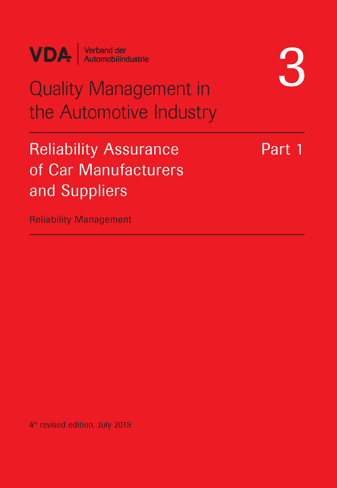 Bild von Volume 03 Part 1 Reliability Assurance